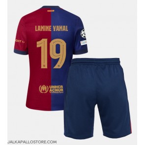 Barcelona Lamine Yamal #19 Kotipaita Lapsille 2024-25 Lyhythihainen (+ shortsit)